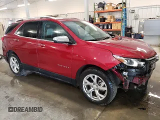 2019 Chevrolet Equinox Premier with VIN 2GNAXXEV6K6218359, listed as a Copart auction lot 73093784 with 122,529 mi miles and Salvage Title. Bid and sale history available at DreamBid. Image 4.