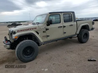 2022 Jeep Gladiator Mojave z VIN 1C6JJTEG5NL168268, wystawiony jako Copart lot #57968215 z przebiegiem 81 019 mil mil oraz Szkoda całkowita • Salvage title. Historia ofert i sprzedaży dostępna na DreamBid. Obrazek 1.