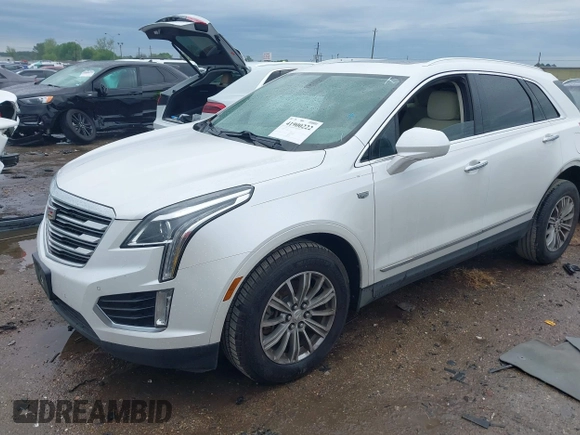 2017 Cadillac XT5 Luxury FWD with VIN 1GYKNBRS1HZ120787, listed as a IAAI auction lot 41900222 with 182,705 mi miles. Bid and sale history available at carsss.com. Image 2.