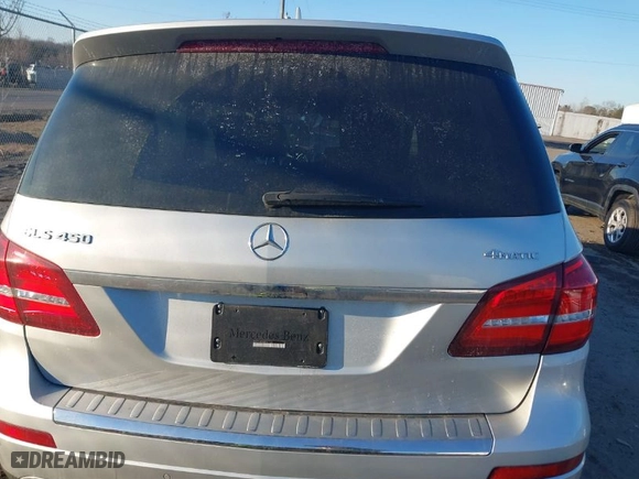 2018 Mercedes-Benz GLS with VIN 4JGDF6EE8JB181731, listed as a IAAI auction lot 41413667 with 53,949 mi miles. Bid and sale history available at carsss.com. Image 16.