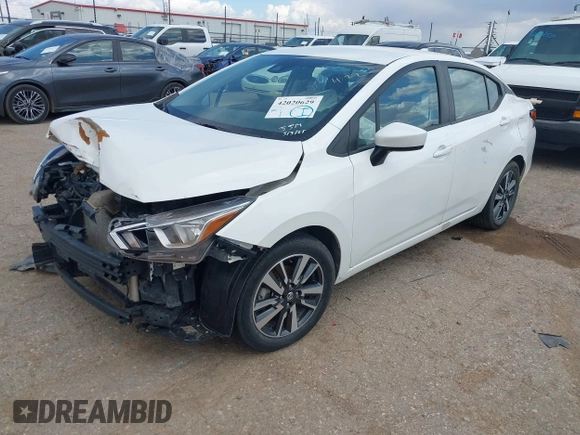 2022 Nissan Versa SV with VIN 3N1CN8EV4NL839437, listed as a IAAI auction lot 42235889 with 46,138 mi miles and . Bid and sale history available at DreamBid. Image 2.