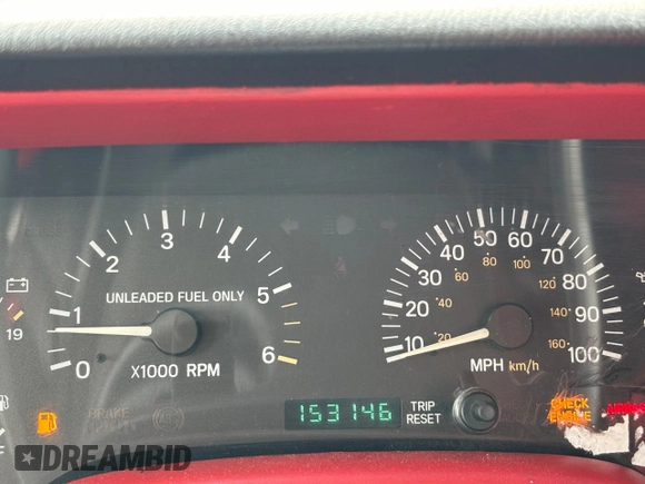 1997 Jeep Cherokee with VIN 1J4FT67S6VL571732, listed as a Copart auction lot 61440245 with 153,147 mi miles and Clean title. Bid and sale history available at DreamBid. Image 8.
