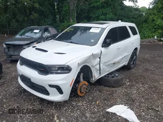 2021 Dodge Durango GT Plus with VIN 1C4RDJDG5MC521437, listed as a IAAI auction lot 42589843 with 53,492 mi miles and . Bid and sale history available at DreamBid. Image 18.