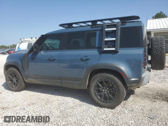 2022 Land Rover Defender S with VIN SALEJ7RX1N2090601, listed as a Copart auction lot 73654224 with 33,621 mi miles and Salvage title. Bid and sale history available at DreamBid. Image 2.