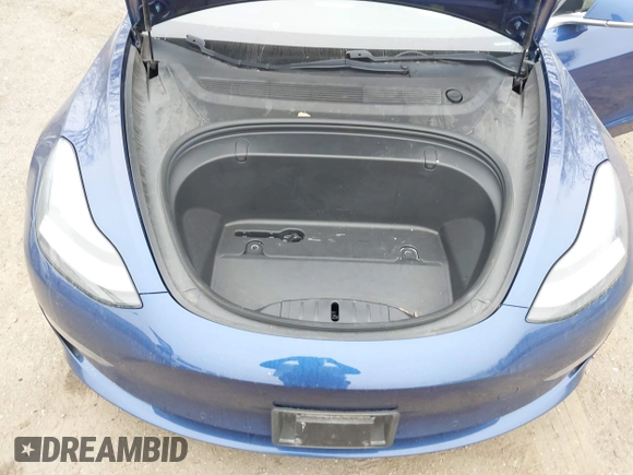 2019 Tesla Model 3 Long Range with VIN 5YJ3E1EB9KF454007, listed as a IAAI auction lot 41769346 with 141,609 mi miles. Bid and sale history available at carsss.com. Image 10.