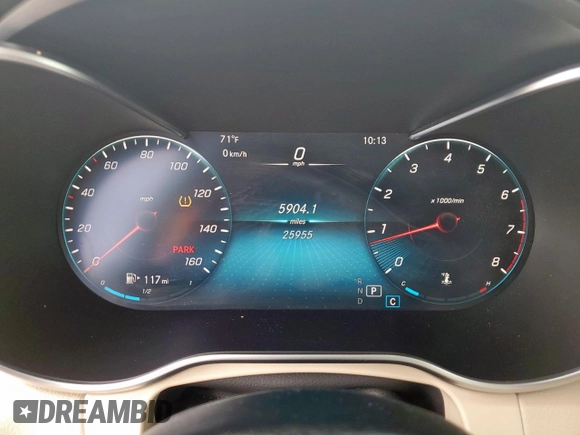 2022 Mercedes-Benz GLC 300 с VIN W1N0G8DB5NG109339, выставлен на аукционе Copart как лот 55760425 с пробегом 25 955 миль миль и Чистый • Clean title. История ставок и продаж доступна на DreamBid. Изображение 9.