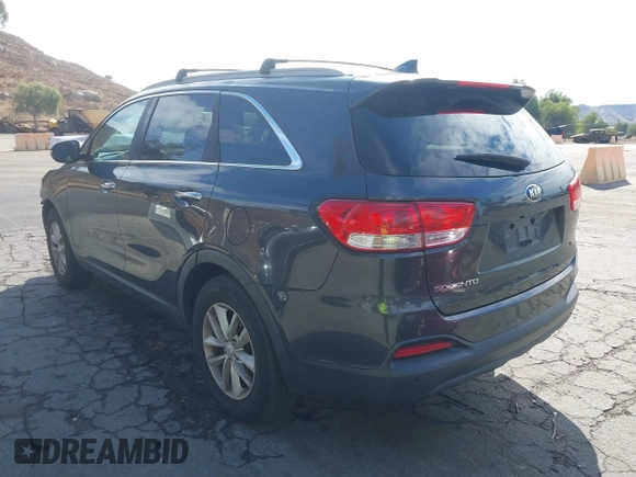 2017 Kia Sorento LX V6 with VIN 5XYPG4A52HG228342, listed as a IAAI auction lot 41430702 with 135,131 mi miles. Bid and sale history available at carsss.com. Image 3.