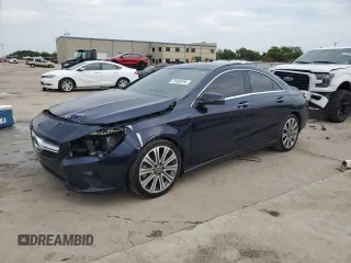 2018 Mercedes-Benz CLA with VIN WDDSJ4EB4JN637135, listed as a Copart auction lot 70483294 with 79,734 mi miles and Salvage Title. Bid and sale history available at carsss.com. Image 1.