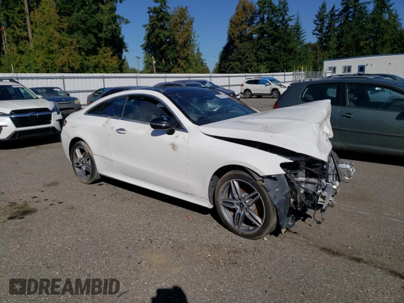 2018 Mercedes-Benz E-Class E 400 with VIN WDD1J6GB1JF022525, listed as a Copart auction lot 70022414 with 0 mi miles and Salvage Title. Bid and sale history available at carsss.com. Image 4.