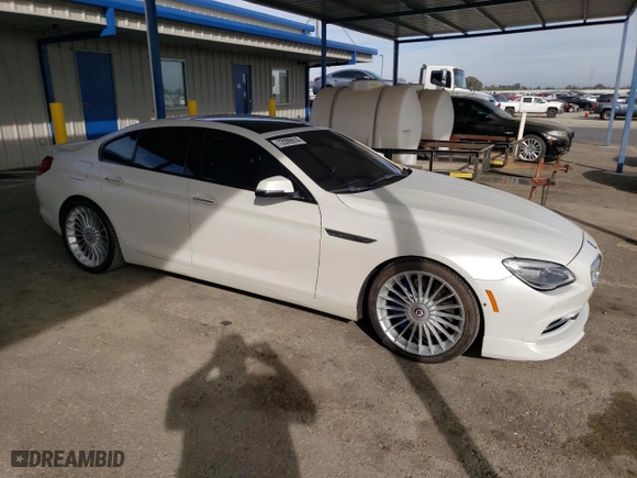 2016 BMW 6 Series 650i xDrive with VIN WBA6D6C51GGK18164, listed as a Copart auction lot 72099914 with 47,600 mi miles and Salvage Title. Bid and sale history available at carsss.com. Image 4.