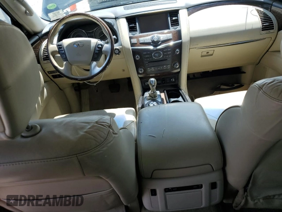 2014 Infiniti QX80 with VIN JN8AZ2NF4E9555706, listed as a Copart auction lot 66904864 with 169,137 mi miles and Clean Title. Bid and sale history available at carsss.com. Image 8.