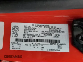 2022 Ford F-350 XL z VIN 1FT8W3BT9NEE28735, wystawiony jako Copart lot #78842734 z przebiegiem 35 872 mil mil oraz Szkoda całkowita • Salvage title. Historia ofert i sprzedaży dostępna na DreamBid. Obrazek 12.