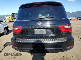 2022 Nissan Armada SL with VIN JN8AY2BA3N9392171, listed as a Copart auction lot 81129714 with 64,987 mi miles and Clean Title. Bid and sale history available at carsss.com. Image 6.