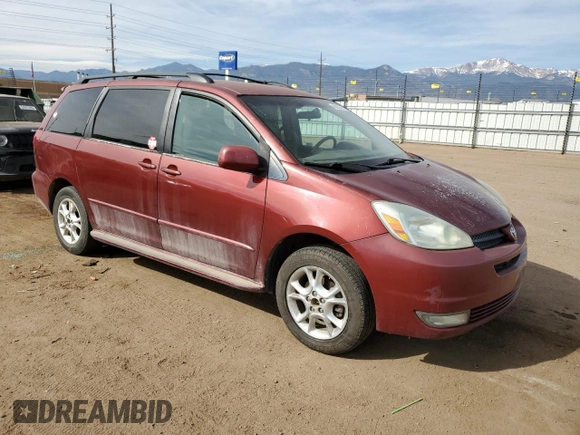 2004 Toyota Sienna XLE with VIN 5TDBA22C94S017858, listed as a Copart auction lot 49989745 with 224,739 mi miles and Clean Title. Bid and sale history available at carsss.com. Image 4.