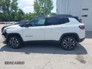 2024 Jeep Compass Limited with VIN 3C4NJDCN1RT595118, listed as a IAAI auction lot 42666248 with 42,342 mi miles and . Bid and sale history available at DreamBid. Image 14.
