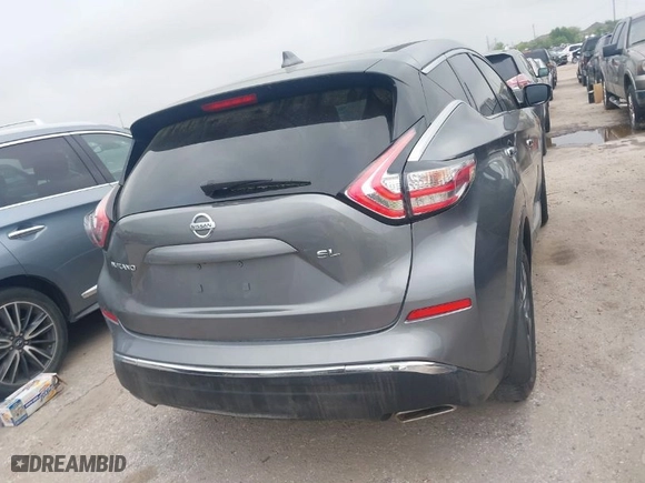 2017 Nissan Murano SV with VIN 5N1AZ2MG2HN170724, listed as a IAAI auction lot 41917148 with 52,075 mi miles. Bid and sale history available at carsss.com. Image 16.