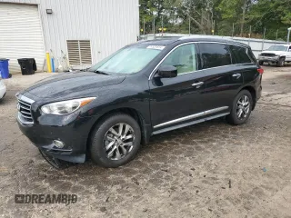 2013 Infiniti JX35 with VIN 5N1AL0MMXDC306745, listed as a Copart auction lot 74531614 with 132,460 mi miles and Salvage Title. Bid and sale history available at carsss.com. Image 1.