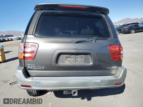 2003 Toyota Sequoia SR5 with VIN 5TDZT34A93S201187, listed as a Copart auction lot 46614545 with 232,580 mi miles and Salvage Title. Bid and sale history available at carsss.com. Image 6.