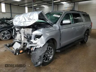 2024 Ford Expedition Max XLT with VIN 1FMJK1J81REA33335, listed as a Copart auction lot 47927915 with 17,743 mi miles and Salvage Title. Bid and sale history available at DreamBid. Image 1.