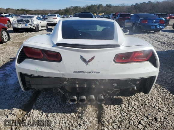 2016 Chevrolet Corvette 2LT with VIN 1G1YD2D75G5119808, listed as a Copart auction lot 86594784 with 77,340 mi miles and Salvage Title. Bid and sale history available at carsss.com. Image 6.