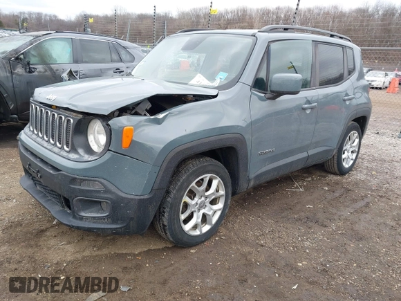 2017 Jeep Renegade Latitude with VIN ZACCJABB5HPF75067, listed as a IAAI auction lot 41493068 with 98,189 mi miles and . Bid and sale history available at DreamBid. Image 17.
