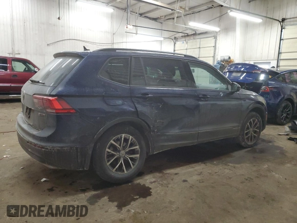 2021 Volkswagen Tiguan S with VIN 3VV0B7AX3MM142099, listed as a Copart auction lot 46419605 with 36,386 mi miles and Salvage Title. Bid and sale history available at DreamBid. Image 3.