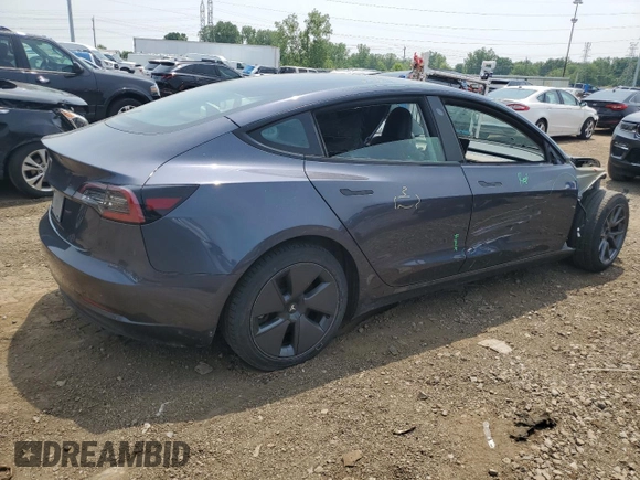 2023 Tesla Model 3 z VIN 5YJ3E1EA6PF579920, wystawiony jako Copart lot #60543565 z przebiegiem 55 574 mil mil oraz Czysty tytuł • Clean title. Historia ofert i sprzedaży dostępna na DreamBid. Obrazek 3.