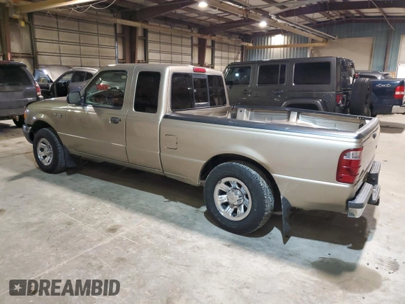 2003 Ford Ranger XL Fleet with VIN 1FTYR44U13PB49882, listed as a Copart auction lot 43544025 with 142,446 mi miles and Salvage Title. Bid and sale history available at carsss.com. Image 2.