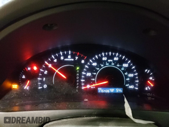 2009 Toyota Camry with VIN 4T1BE46K89U294310, listed as a Copart auction lot 54406445 with 175,436 mi miles and Salvage Title. Bid and sale history available at DreamBid. Image 9.