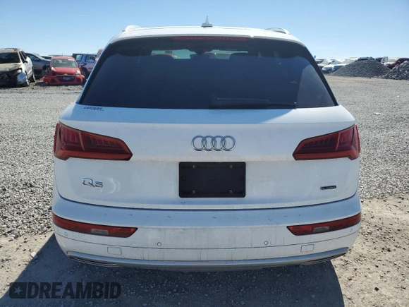 2019 Audi Q5 Premium Plus with VIN WA1BNAFYXK2036146, listed as a Copart auction lot 47342835 with 76,817 mi miles and Salvage Title. Bid and sale history available at carsss.com. Image 6.
