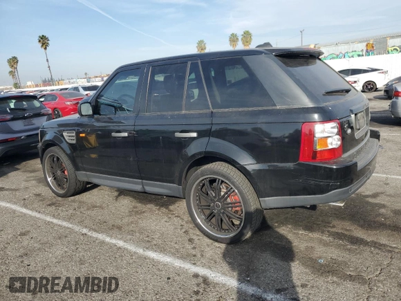 2007 Land Rover Range Rover Sport SC with VIN SALSH23407A986039, listed as a Copart auction lot 86101864 with 160,077 mi miles and Salvage title. Bid and sale history available at DreamBid. Image 2.