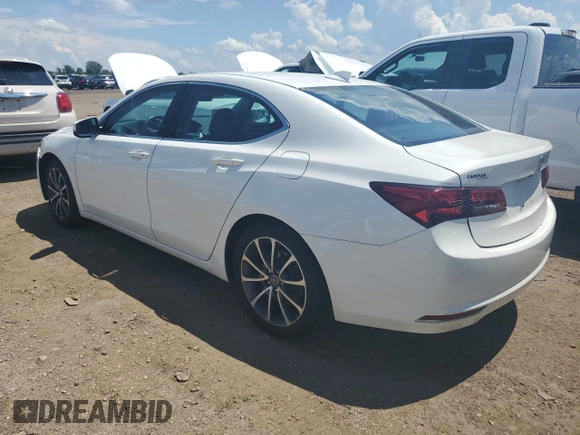 2015 Acura TLX Technology with VIN 19UUB2F54FA005541, listed as a Copart auction lot 62336535 with 89,327 mi miles and Salvage title. Bid and sale history available at DreamBid. Image 2.