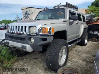 2008 Hummer H3 SUV with VIN 5GTEN13E188135711, listed as a Copart auction lot 50657884 with 0 mi miles and Salvage Title. Bid and sale history available at carsss.com. Image 1.