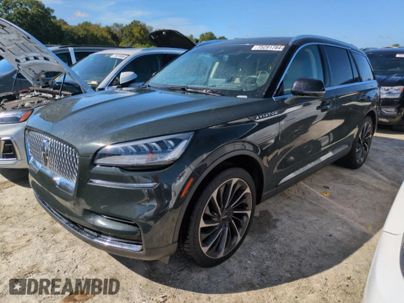 2022 Lincoln Aviator Reserve z VIN 5LM5J7WC5NGL03053, wystawiony jako Copart lot #75291784 z przebiegiem 47 796 mil mil oraz Nie do naprawy • Non repairable. Historia ofert i sprzedaży dostępna na DreamBid. Obrazek 1.