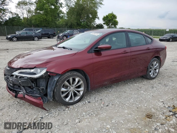 2016 Chrysler 200 S with VIN 1C3CCCBBXGN112181, listed as a Copart auction lot 65390224 with 102,372 mi miles and Non Repairable. Bid and sale history available at carsss.com. Image 1.