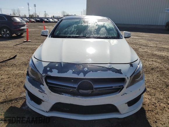2015 Mercedes-Benz CLA 45 AMG with VIN WDDSJ5CB7FN195208, listed as a Copart auction lot 53161445 with 160,576 mi miles and Clean Title. Bid and sale history available at DreamBid. Image 5.