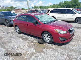 2015 Subaru Impreza 2.0i z VIN JF1GPAA64FH253857, wystawiony jako IAAI lot #42375209 z przebiegiem 92 839 mil mil oraz . Historia ofert i sprzedaży dostępna na DreamBid. Obrazek 1.