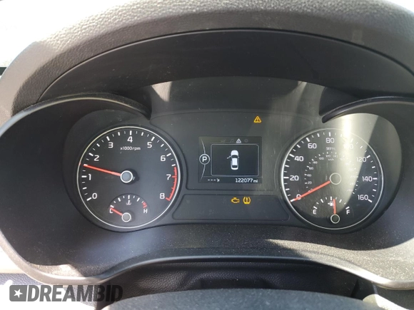 2018 Kia Optima LX with VIN 5XXGT4L34JG193319, listed as a Copart auction lot 47894445 with 122,077 mi miles and Salvage Title. Bid and sale history available at carsss.com. Image 9.