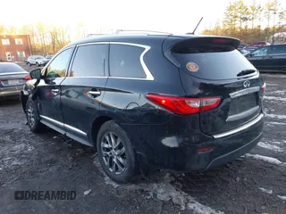 2015 Infiniti QX60 with VIN 5N1AL0MM2FC551977, listed as a IAAI auction lot 41574727 with 134,075 mi miles and . Bid and sale history available at DreamBid. Image 3.