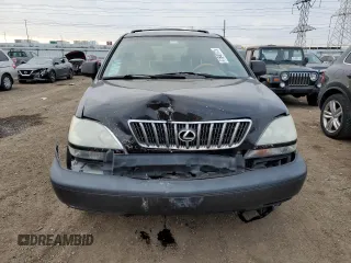 2001 Lexus RX 300 with VIN JTJHF10U610203659, listed as a Copart auction lot 41648775 with 194,629 mi miles and Salvage Title. Bid and sale history available at carsss.com. Image 5.