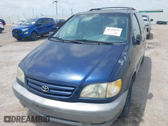 2001 Toyota Sienna LE с VIN 4T3ZF13C21U378030, выставлен на аукционе IAAI как лот 42443672 с пробегом 220 688 миль миль и . История ставок и продаж доступна на DreamBid. Изображение 6.