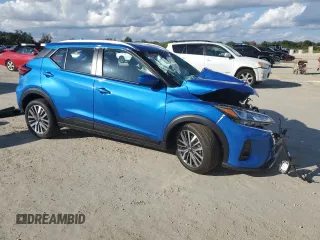 2024 Nissan Kicks SV with VIN 3N1CP5CV9RL549258, listed as a Copart auction lot 87010154 with Not Provided miles and Non Repairable. Bid and sale history available at DreamBid. Image 4.