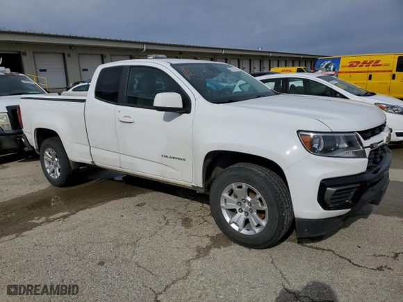 2021 Chevrolet Colorado 2WD LT with VIN 1GCHSCEA9M1225355, listed as a Copart auction lot 43802865 with 73,993 mi miles and Clean Title. Bid and sale history available at carsss.com. Image 4.
