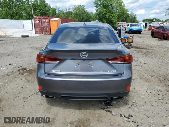 2020 Lexus IS 300 F Sport with VIN JTHG81F25L5043020, listed as a Copart auction lot 56381725 with 22,184 mi miles and Salvage title. Bid and sale history available at DreamBid. Image 6.