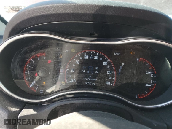 2019 Dodge Durango Citadel with VIN 1C4SDJET1KC683706, listed as a Copart auction lot 81783014 with 76,717 mi miles and Salvage Title. Bid and sale history available at DreamBid. Image 9.