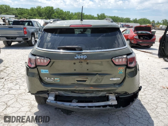 2018 Jeep Compass Latitude с VIN 3C4NJDBB8JT176145, выставлен на аукционе Copart как лот 58164155 с пробегом 114 797 миль миль и Списание • Salvage title. История ставок и продаж доступна на DreamBid. Изображение 6.