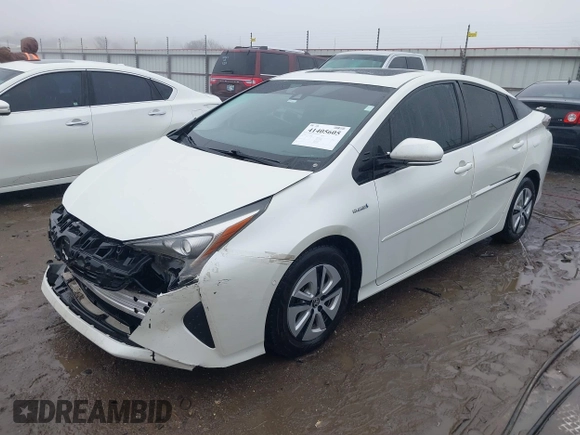 2018 Toyota Prius Two with VIN JTDKARFU1J3547489, listed as a IAAI auction lot 41405605 with 146,971 mi miles. Bid and sale history available at carsss.com. Image 18.