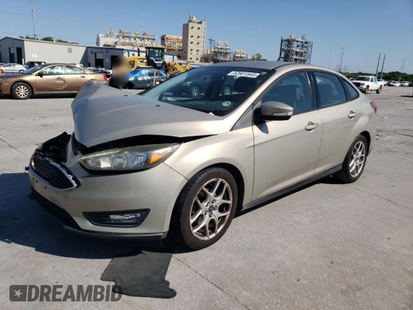 2015 Ford Focus SE with VIN 1FADP3F2XFL302416, listed as a Copart auction lot 52651545 with 79,804 mi miles and Salvage Title. Bid and sale history available at carsss.com. Image 1.
