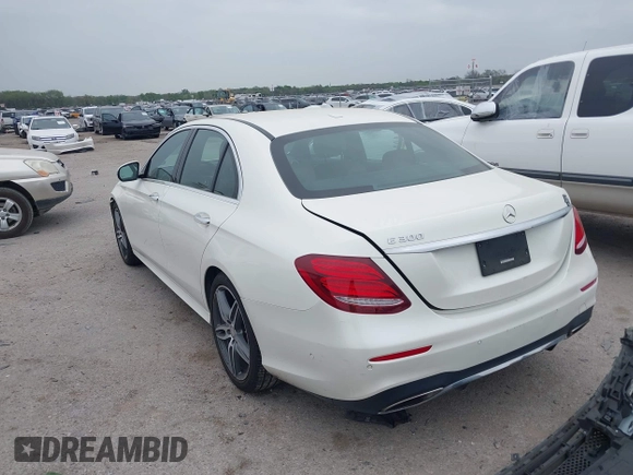 2017 Mercedes-Benz E-Class E 300 Luxury with VIN WDDZF4JB6HA221868, listed as a IAAI auction lot 41916237 with 56,648 mi miles. Bid and sale history available at carsss.com. Image 3.