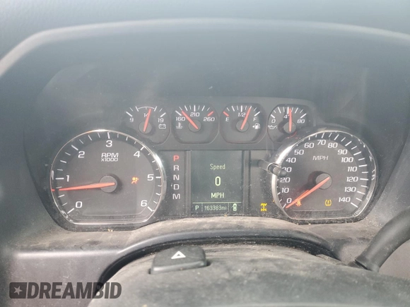 2016 Chevrolet Silverado 1500 Work Truck with VIN 1GCVKNEC3GZ119618, listed as a Copart auction lot 42025555 with 163,383 mi miles and Salvage Title. Bid and sale history available at carsss.com. Image 9.